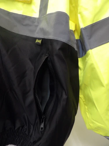 Yellow Workwear OccuNomix Collared Lined Jacket Coat Men's Size XL image 15