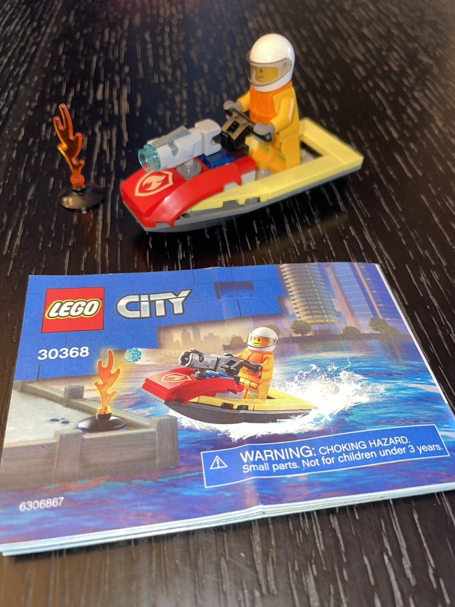 Lego CITY 30368 FIRE RESCUE WATER SCOOTER Complete With Manual | eBay