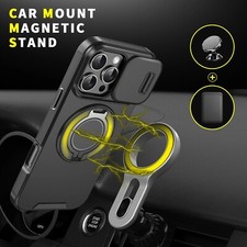 Luxury Magsafe Magnetic Wireless Charging Armor Case For iPhone 16 15 14 13 12