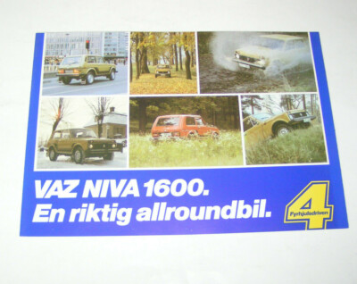 Prospekt / Broschüre Lada Niva 1600 - VAZ 2121