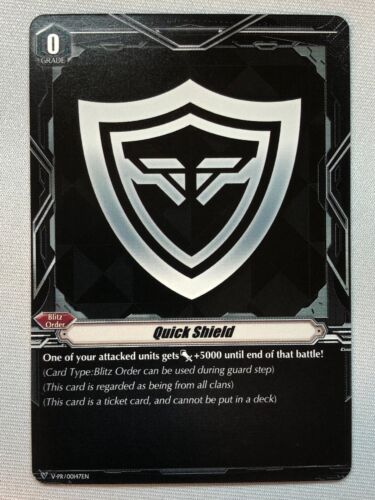 Cardfight!! Silverdust Blaze Quick Shield NM/M - Picture 1 of 1