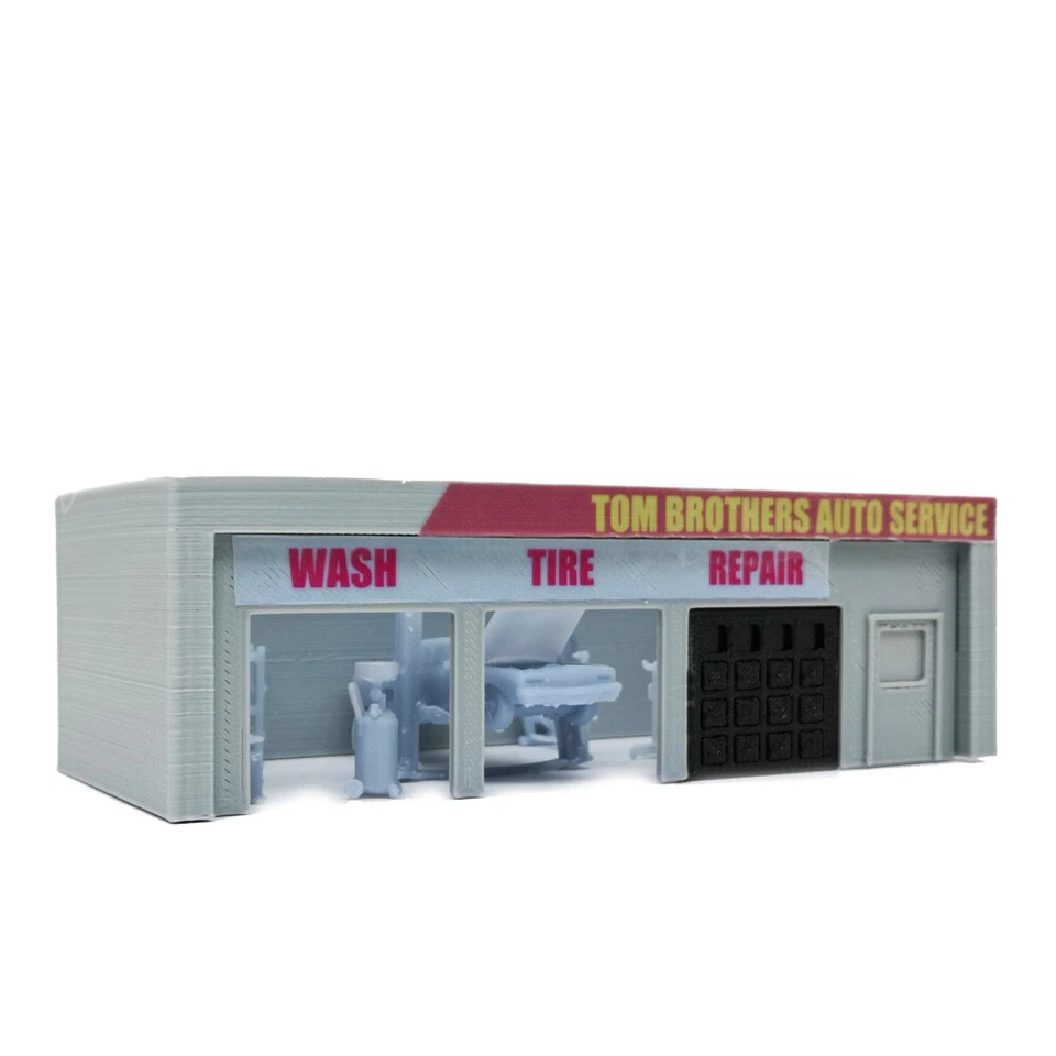 Outland Models Modelleisenbahn Autowerkstatt und Zubeh?r 1:87Spur H0 - Bild 2 von 4