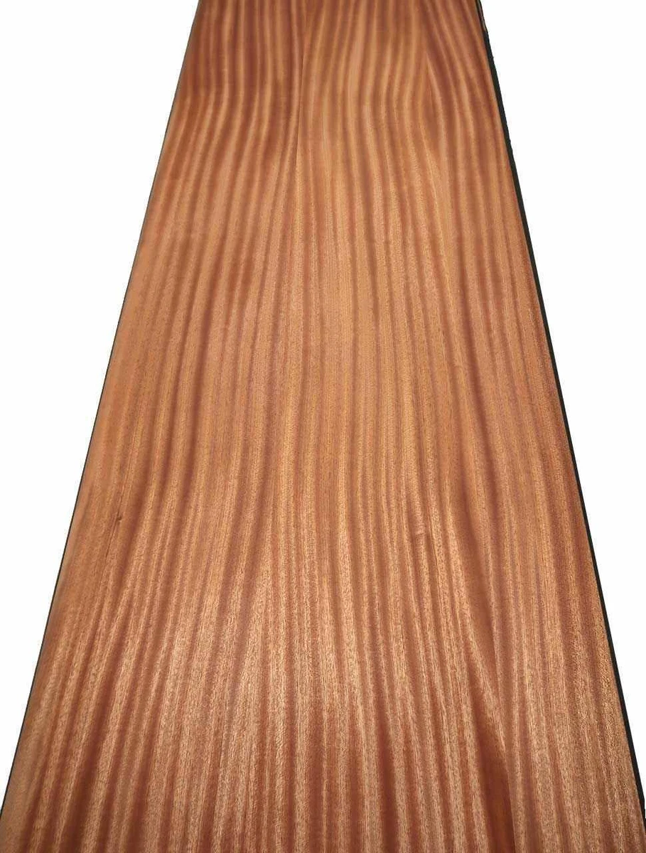 Chapa de madera de caoba madera noble Sapeli S 250x61-64 cm MADERA CHAPA ANCHA