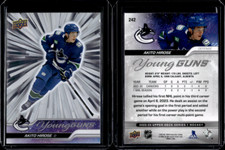 2023-24 Upper Deck Series 1 Young Guns Outburst Silver #242 Akito Hirose