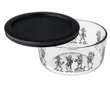 Pyrex Halloween MARIACHI BAND 4 Cup Storage B...