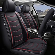 For Volkswagen Gti 2008-2024 Car Seat Cover Full Set Pu Leather Black Protector For Volkswagen Gti 2008-2024 Car Seat Cover Full Set Pu Leather Black Protector