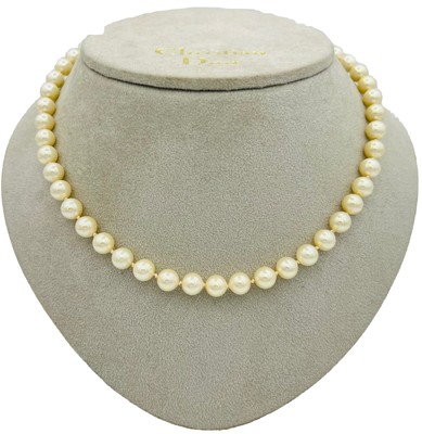Vintage CHRISTIAN DIOR Kunstperlen Kette/Choker,Vintage Schmuck 25g/ca.46cm.