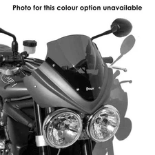 Ermax Nose Fairing Brushed Aluminium Dark Smoke Screen Yamaha MT-01 2006 - 2008