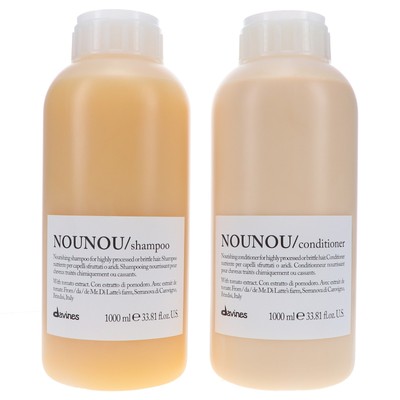 Davines NOUNOU Nourishing Shampoo 33.8 oz & NOUNOU Nourishing Conditioner 33.8