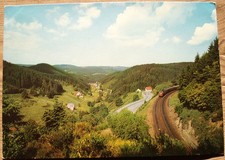 AK Triberg Schwarzwaldbahn Nussbachtal Eisenbahn Diesellok V200 DB