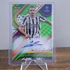 Leonardo Bonucci Auto /99 Juventus Green Wave 2024-25 Topps Finest UCC