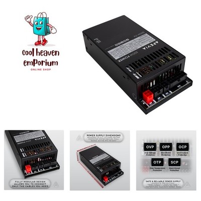 ITX- Mini ITX/Flex ATX / 1U 500W Fully Modular Power Supply, Full Range Activ...