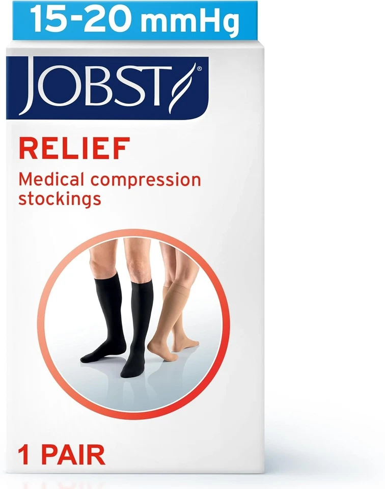 15-20 mmHg Compression Socks, Black, X-Large - Image 4 of 4