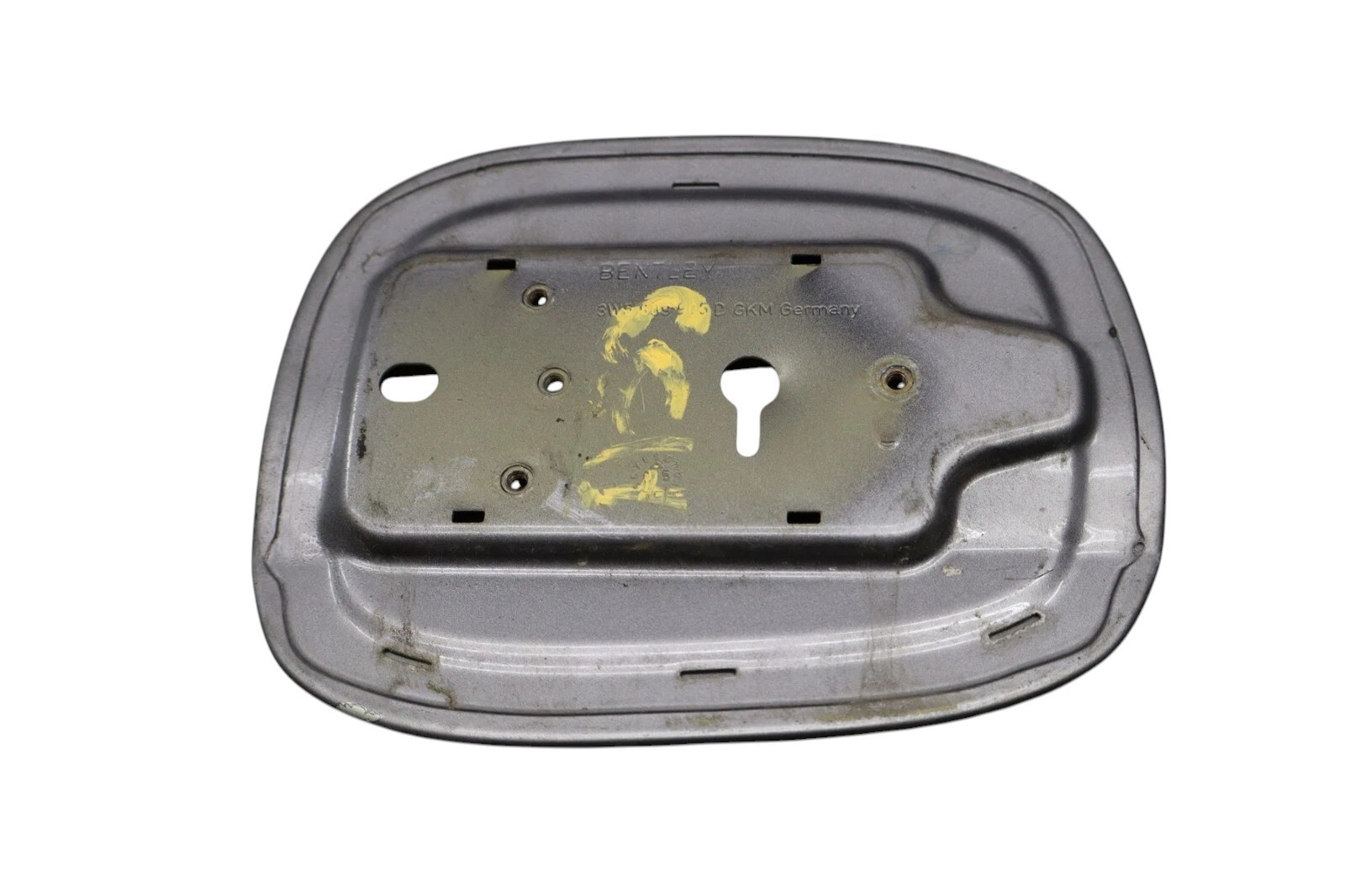 06-12 Bentley Continental Rear Fuel Gas Filler Door Flap Silver 3W5809905C Oem