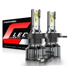 Super Bright H4 9003 LED Headlight Kit Bulb High Low Beam White 6000K 20000LM