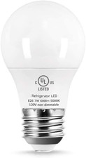 , A15 Appliance Light Bulb, 60W Equivalent for Range Hood/Refrigerator Light Bul