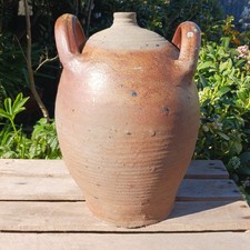 Beautiful Antique French Terracotta Pot / Huilier / Walnut Oil Jar