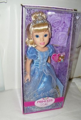 Disney Princess & Me Doll Cinderella First Edition 18'' New In Box Includes 11 Pc