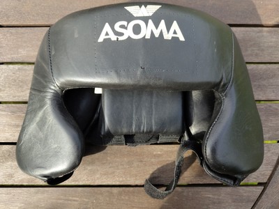 Everlast 4020 Headgear Headguard Vintage Leder Open-face Kopfschutz Asoma