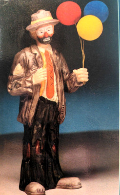 Signed Emmett Kelly Jr Signature Collection Balloons for sale 9780D vintage 1986
