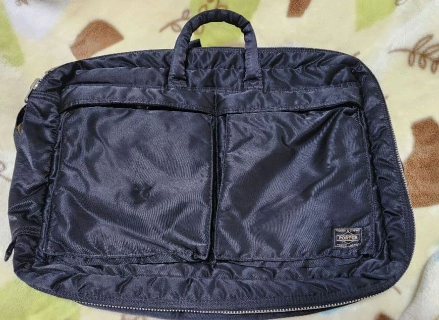PORTER Yoshida TANKER 3WAY mallette sac à dos épaule noir nylon Japon occasion - Photo 1/4