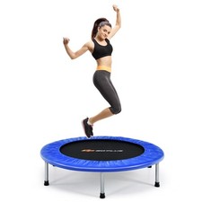 38" Mini Folding Trampoline Portable Recreational Fitness Rebounder