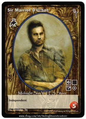 Sir Marriot D'Urban Followers of Set (The Ministry) Final Nights V:TES VTES CCG