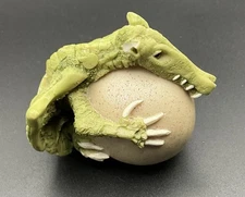 Vintage Clarecraft Dragon Hatching From Egg Fantasy Figurine *Chipped Ear*