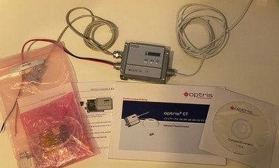 Optris CT Thermometer Pyrometer, Set wenig genutzt mit IRmobile app connector