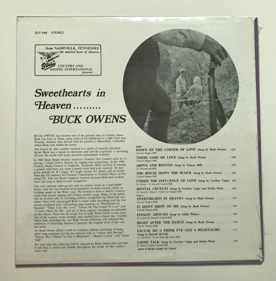 BUCK OWENS: Sweethearts in Heaven (Vinyl LP Record Sealed) - Image 3 of 3