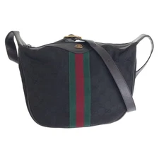 Gucci Gg Canvas/Leather Old Gucci Sheline Shoulder Bag 10 2 3840 Women B One