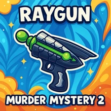 Murder Mystery 2 MM2 Raygun In Game Item - Very Rare Now!