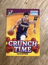 Devin Booker 2022-23 Panini Donruss Crunch Time Press Proof Purple #14 Suns