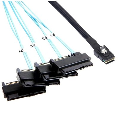 Internal SAS Breakout Cable: 2-Pack 36 SFF-8087 to SFF-8482