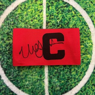 Nicky Butt Of England Man Utd & Newcastle Utd Signed Captain Armband wCOA
