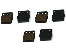3x Bremsbelag vorne und hinten Bremsbel&auml;ge f&uuml;r Yamaha YFM 660 R Raptor