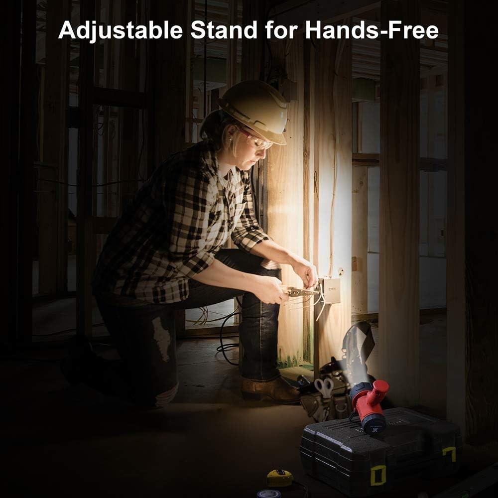 Rechargeable Spotlight with Super High Lumen LED, IP67 Waterproof Handheld Flash