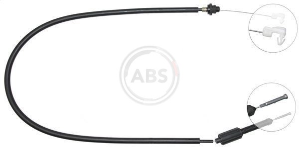 Accelerator Cable A.B.S. K34440 for Renault Clio (91-98) - Image 2