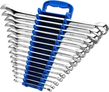 Max Torque 15-Piece Premium Combination Wrench Set, Complete SAE Inch Sizes from