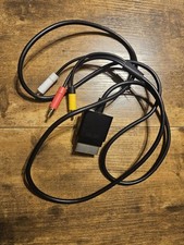 Genuine Official OEM Microsoft XBOX 360 S Slim Composite AV Audio Video Cable