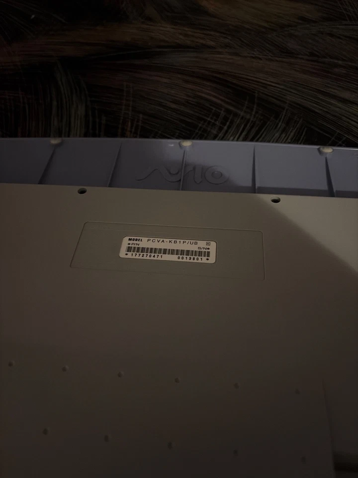 Sony VAIO PCVA-KB1P/UB 100-Key PS/2 Wired Multimedia Keyboard PS2 Vintage. Gd co - Image 2 of 4