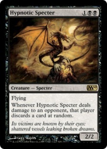 Mint/Near-Mint, English - 1 x MTG Hypnotic Specter Magic 2010