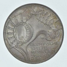 SILVER - WORLD Coin - 1972 Germany 10 Mark - World Silver Coin *769