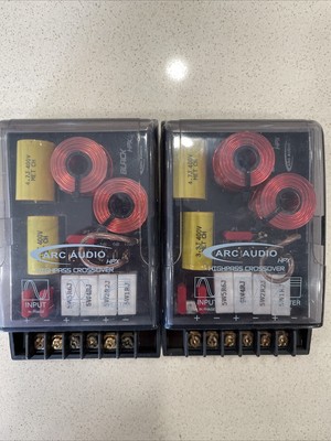 Pair Of ARC Audio Black Series Crossovers Highpass Only For Tweeters HQ