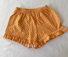 Just One You By Carter&rsquo;s Orange w/ White Polka Dot  Ruffled Shorts Size 12M