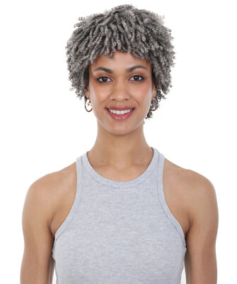 Kayla Curly Locs 11 in Long Full LUXLUXE Wig Full Cap Wig, Hitzebeständige Fasern