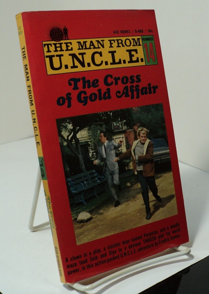 Man from UNCLE 14 Cross of Gold Affair by F Davies Ace G-689 1968 Paperback