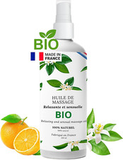 Huile Massage Et Corps. Relaxante. Sensuelle. BIO. Seche. Hydratante. Sensuel. F