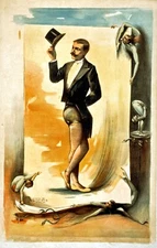Contortionist 1892  Circus  Poster Print 11 x 17  Giclee Print