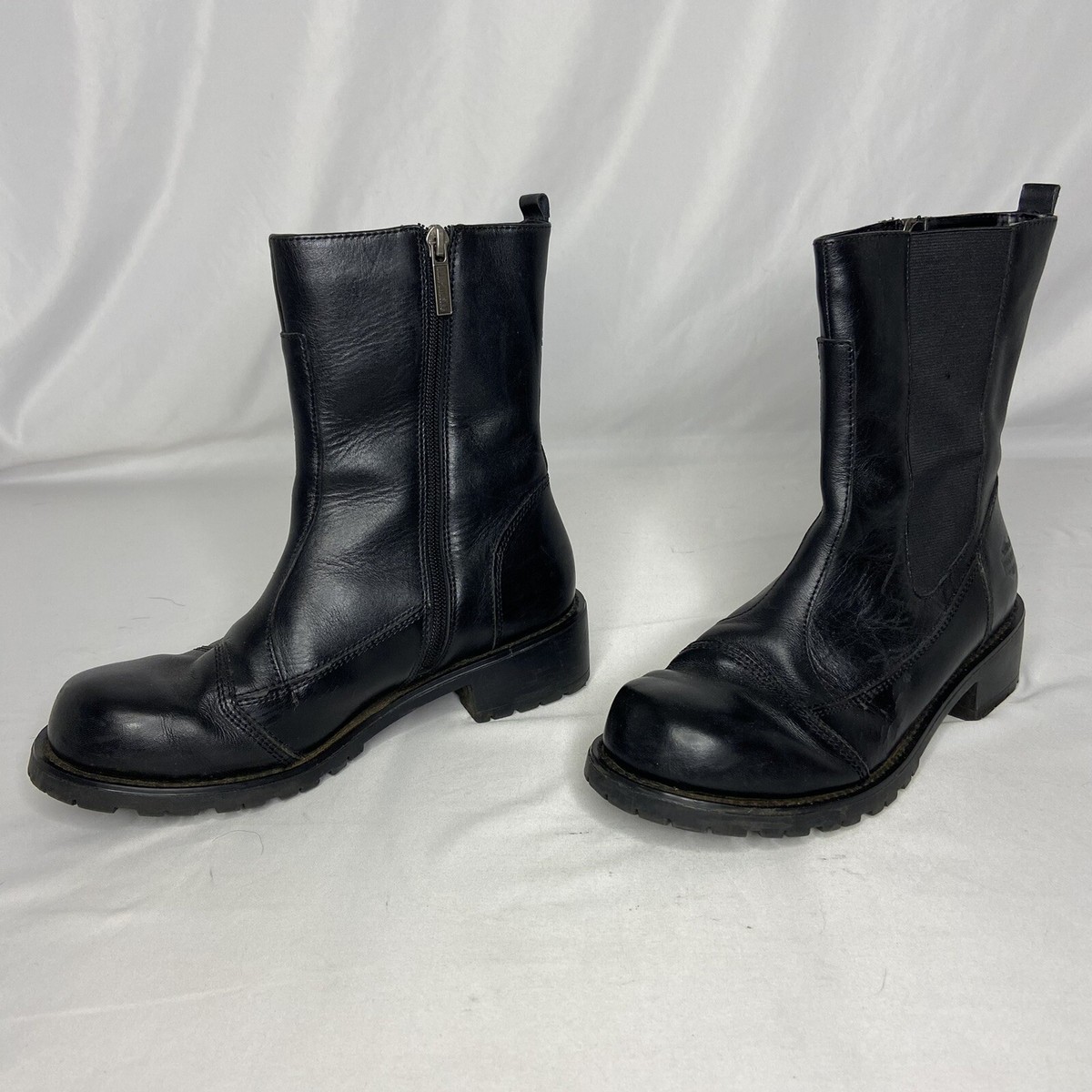 Harley Davidson Womens 8 Black motorcycle Boots 84198 Harley Davidson Womens 8 Black motorcycle Boots 84198